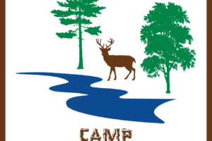 Camp Woods and Wildlife Logo - Color with Frame - PNG