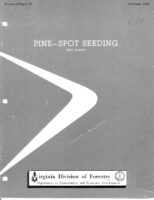 No. 018 Pine Spot Seeding, 1962 Results; by T. A. Dierauf