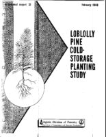 No. 031 Loblolly Pine Cold Storage Planting Study; by T. A. Dierauf and R. L. Marler