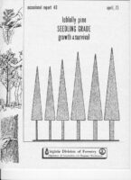 No. 040 Effect of Seedling Grade on Survival and Growth of Loblolly Pine Seedlings; by T. A. Dierauf
