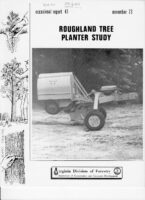 No. 041 Rough Land Tree Planter Study; by J. W. Garner and T. A. Dierauf