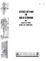 No. 043 Effect of Time in Cold Storage on Loblolly Pine Seedling Survival; by T. A. Dierauf