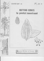 No. 046 Predicting Number of Sound Seeds per Cone from a Cone Cutting Study in Twelve-Year-Old Loblolly Orchard; by T. A. Dierauf and R. G. Wasser