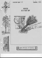 No. 047 A Test of Agricol as a Root Dip; by T. A. Dierauf and J. W. Garner