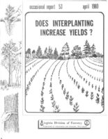 No. 053 Does Interplanting Increase Yield?; by T. A. Dierauf, J. W. Garner and H.L. Olinger