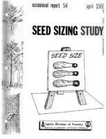 No. 054 1974 Loblolly Pine Seed Sizing Study; by T. A. Dierauf and J. W. Garner