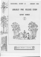 No. 061 Loblolly Pine Release Study Report No. 2; by T. A. Dierauf