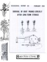 No. 064 Survival of Root-Pruned Loblolly Pine Seedlings After Long-Term Cold Storage; by T. A. Dierauf
