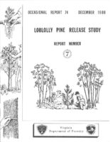 No. 074 Loblolly Pine Release Study Report No. 7; by T. A. Dierauf