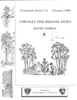 No. 075 Loblolly Pine Release Study Report No. 8; by T. A. Dierauf