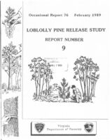 No. 076 Loblolly Pine Release Study Report No. 9; by T. A. Dierauf