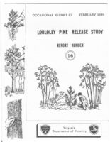 No. 087 Loblolly Pine Release Study Report No. 16; by T. A. Dierauf