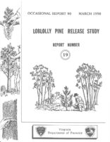 No. 090 Loblolly Pine Release Study Report No. 19; by T. A. Dierauf