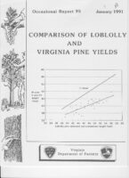 No. 095 Comparison of Loblolly and Virginia Pine Yields; by T. A. Dierauf