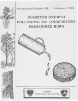 No. 096 Diameter Growth Following an Understory Prescribed Burn; by T. A. Dierauf