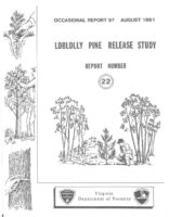 No. 097 Loblolly Pine Release Study Report No. 22; by T. A. Dierauf