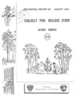 No. 098 Loblolly Pine Release Study Report No. 23; by T. A. Dierauf