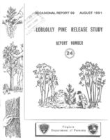 No. 099 Loblolly Pine Release Study Report No. 24; by T. A. Dierauf