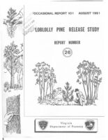 No. 101 Loblolly Pine Release Study Report No. 26; by T. A. Dierauf