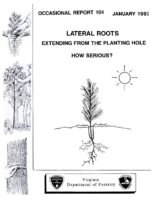 No. 104 Lateral Roots Extending From the Planting Hole - How Serious?; by T. A. Dierauf
