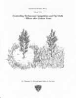 No. 113 Controlling Herbaceous Competition and Tip Moth - Effects After 16 Years; by T. A. Dierauf and J. A. Scrivani
