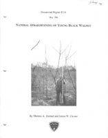 No. 114 Natural Straightening of Young Black Walnut; by T. A. Dierauf and J. W. Garner